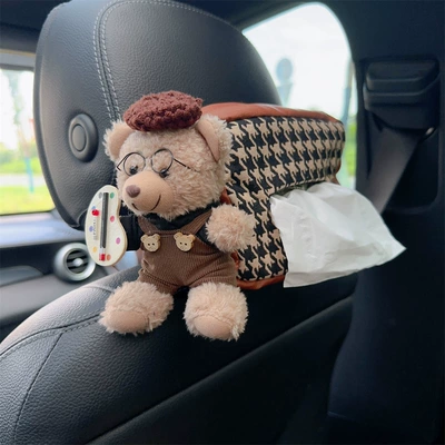 box bag car front and Car tissue box/set - cute-bear-paper-box-style-14
