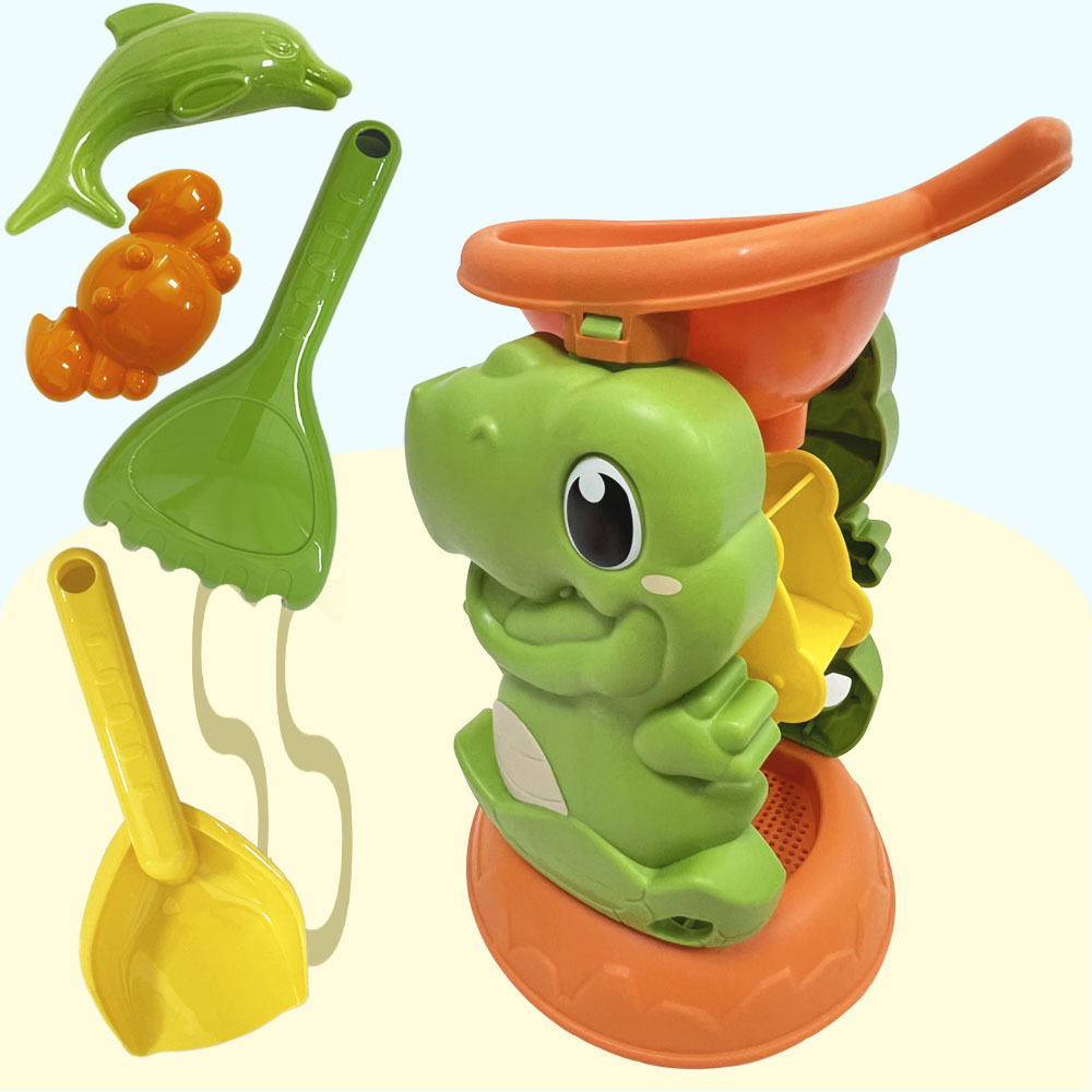 ビーチ玩具子供恐竜砂時計シャベル砂掘りビーチ夏屋外親子玩具卸売り