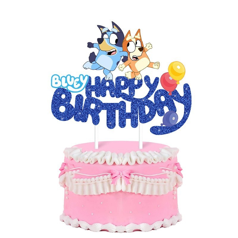 现货史迪奇蛋糕插卡索尼克闪粉HAPPY BIRTHDAY星际宝贝生日插旗插|undefined