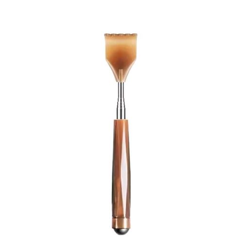 Cow horn itchy scratcher, retractable, self-operating, senior's delight back scratcher, back scratching tool, full body back comb