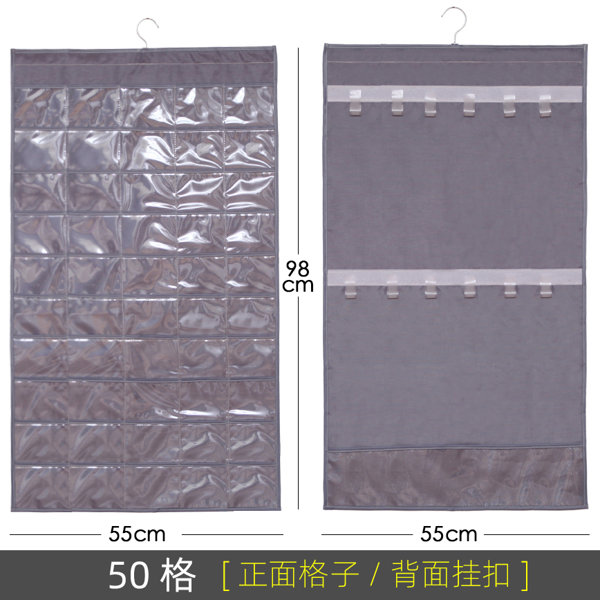 #▊▉[앞뒷면 이중수납] - [럭셔리그레이 50그리드 - 앞면 체크무늬 뒷면 버클] 98x55cm [점장 추천]㏇%