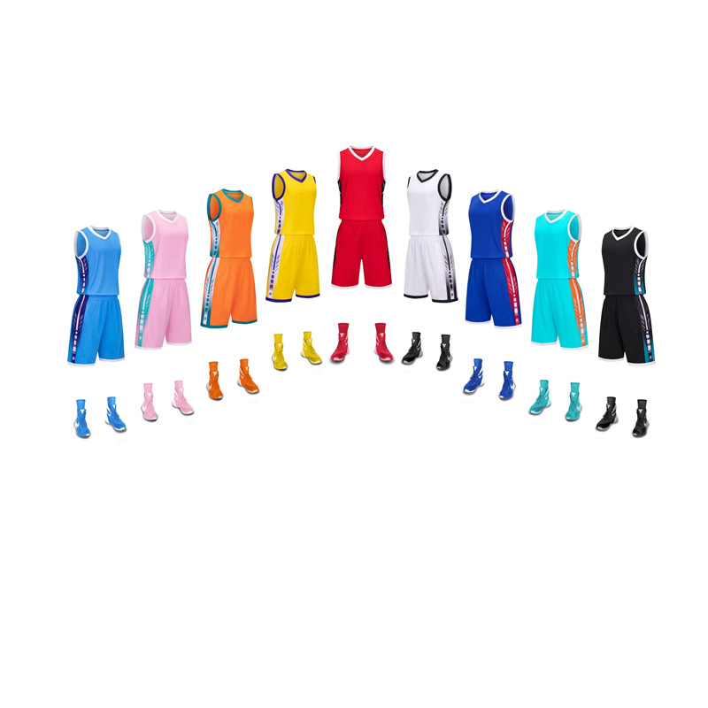 Set Basketball Uniform Men's and Women's Basketball Uniform Student Competition Basketball Uniform Children's Training Team Basketball Uniform z Vest