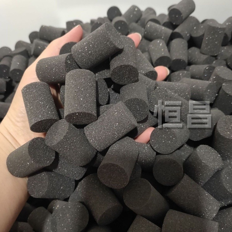 管道清洗射弹高密度海棉圆柱液压管清洁绵柱子地暖清洁海棉柱