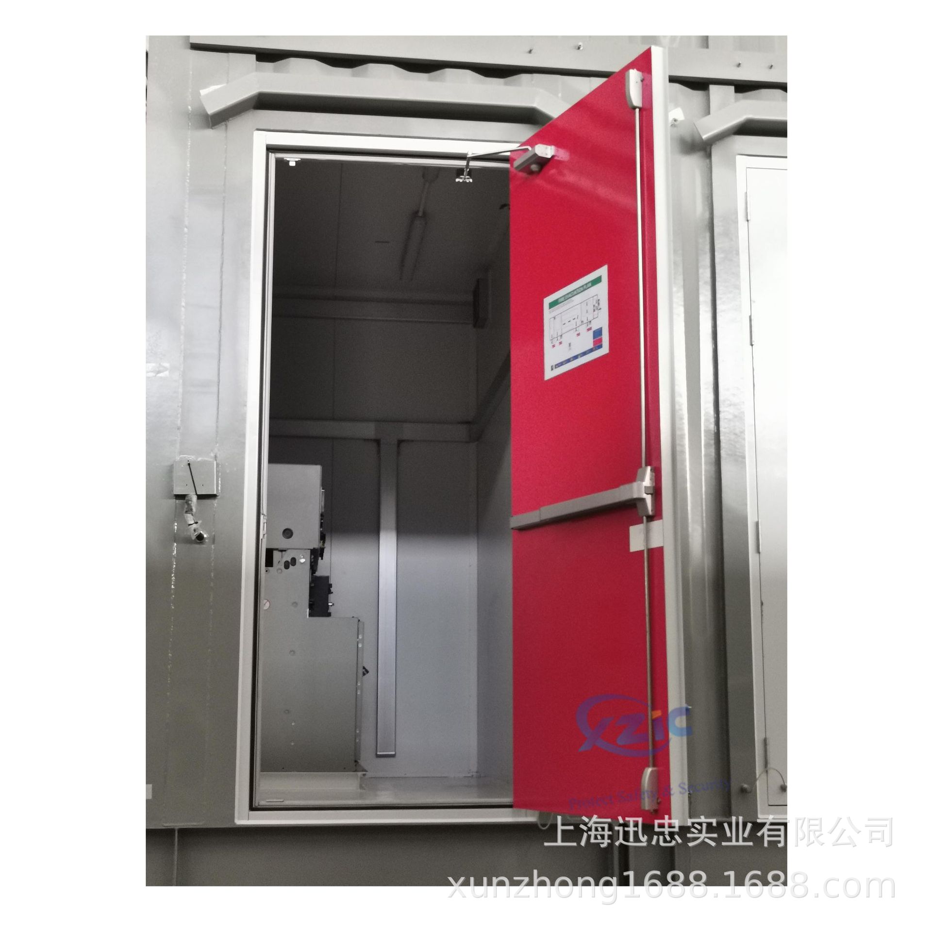 集装箱风雨密防火门厂家模块化设备间防水防火门单开美标3小时