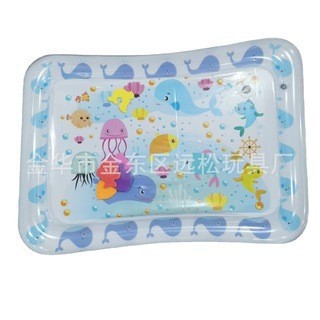 Cojín de palmaditas inflable para niños transfronterizos de Amazon Cojín de agua de palmaditas para bebés engrosado Cojín de juguete de palmaditas para bebés al por mayor