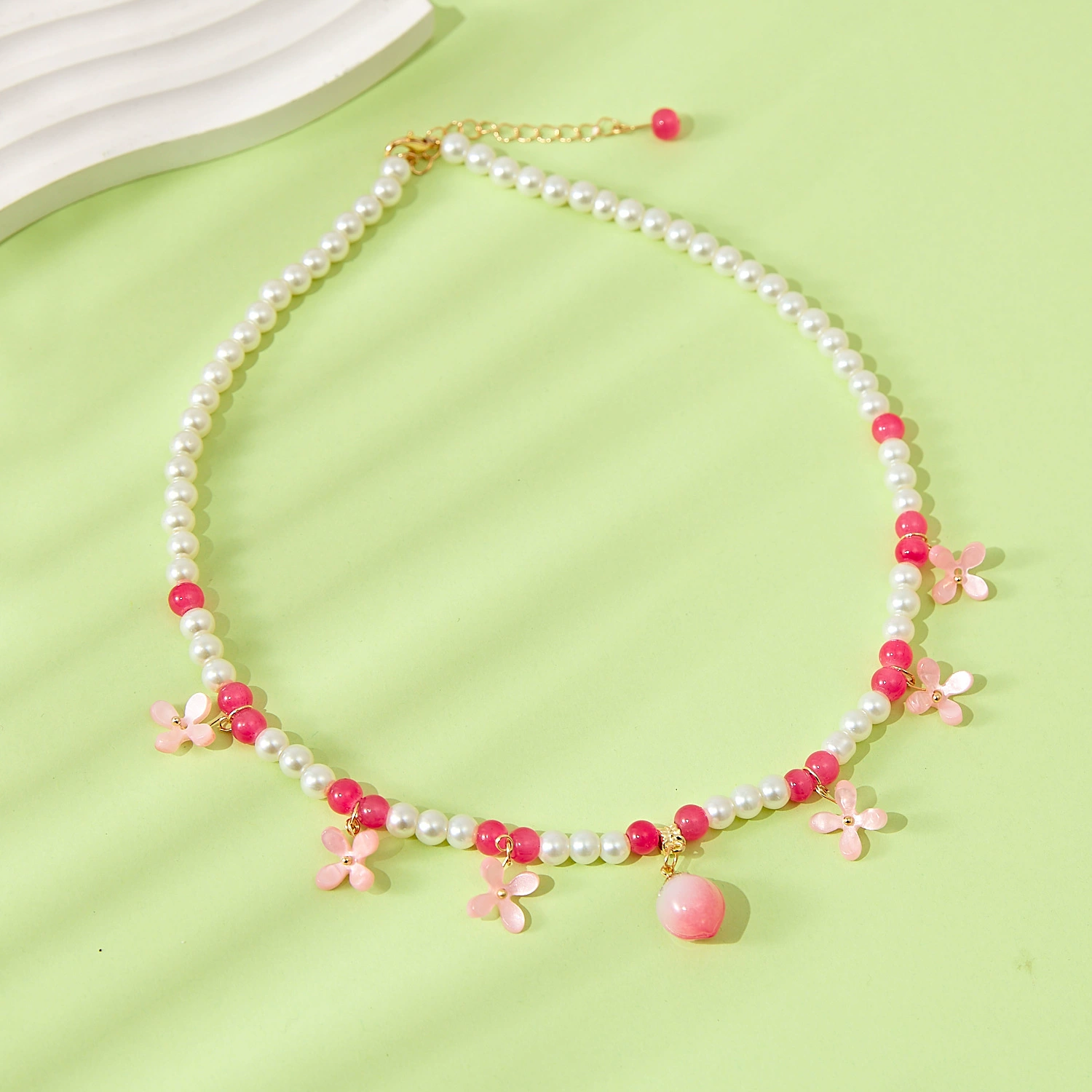 Жемчужное ожерелье в древнем китайском стиле ханьфу для девочек, ожерелье из мягкого жемчуга династии Мин, детский аксессуар в древнем стиле, в сочетании с юбкой мамиан.