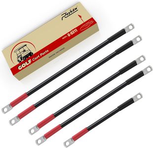 Roykaw 4 Gauge Golf Cart Battery Cables Fits Club Car Preced