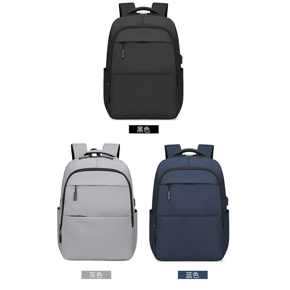 Transfronterizos primavera y verano nuevo estilo simple ocio mochila de hombro de hombre mochila de gran capacidad mochila USB de escuela secundaria mochila universitaria