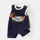 Summer Newborn Sleeveless New Style Baby Thin Cartoon Wachshund Dog Sleeveless Vest Outfit