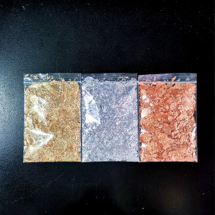 Bags of Broken Gold Foil Slime Rose Gold DIY Silver Foil Nail Art Gold Foil Painting Gold Foil Painted Gold Foil