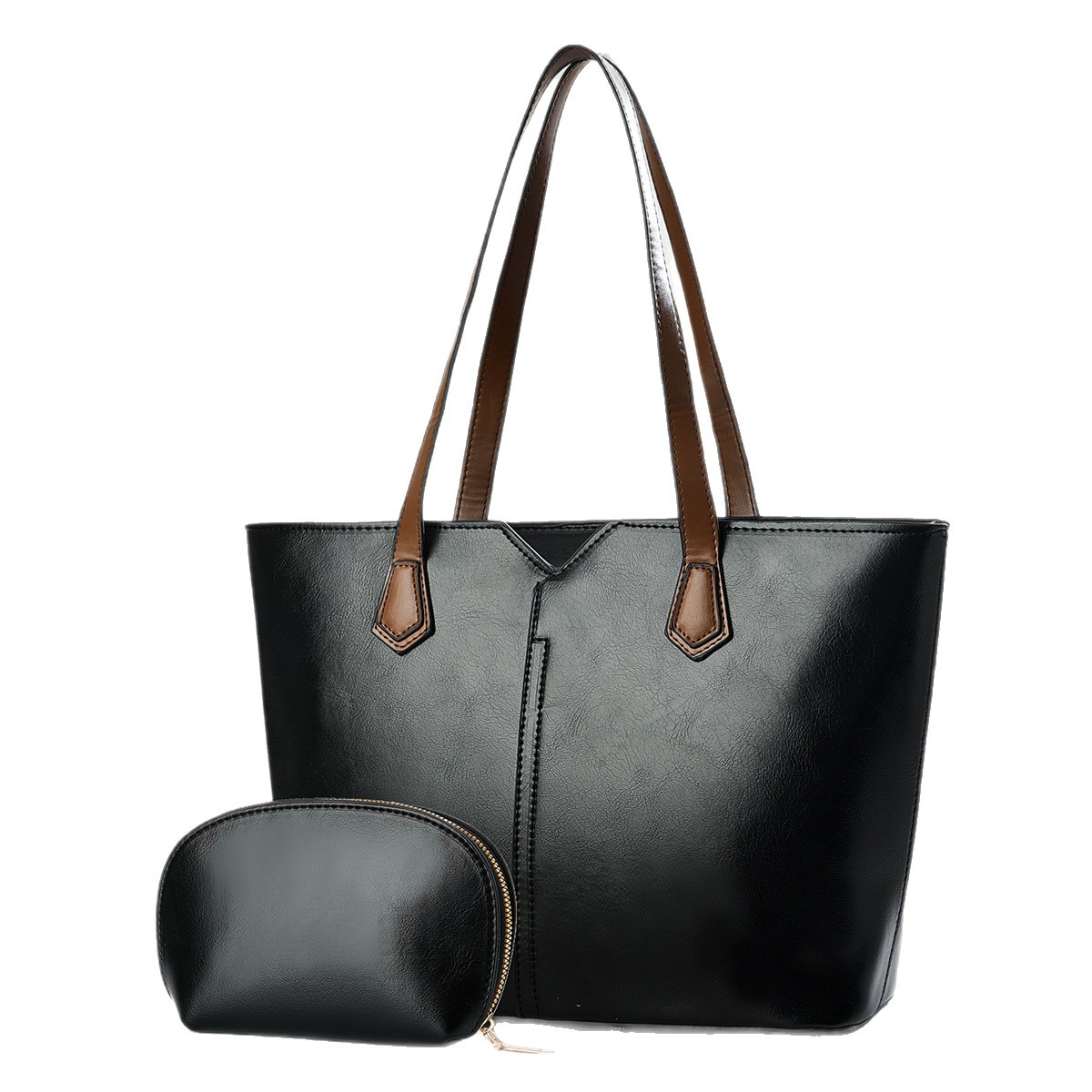 Bolsa de dos piezas 2025, bolso de moda minimalista, bolso de madre, bolso de mochila de gran capacidad, bolso de tote
