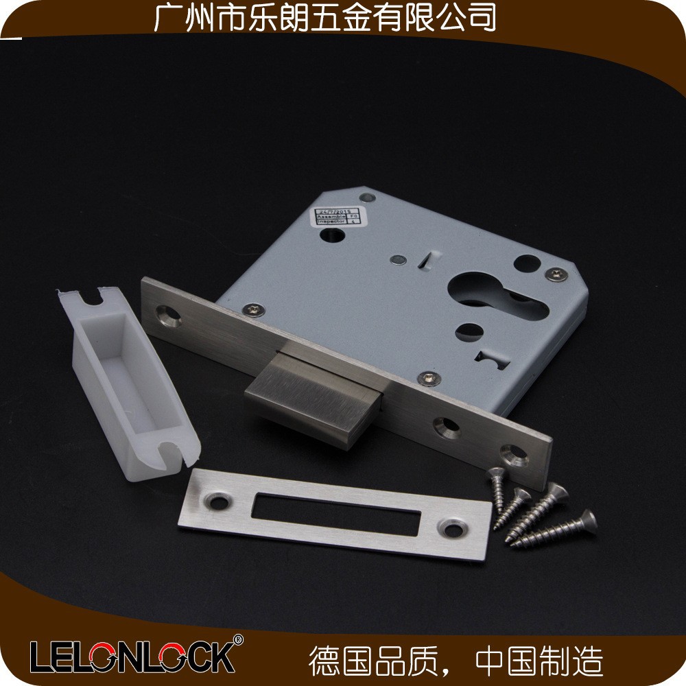 Estándar europeo 304 acero inoxidable 55 canal bloqueo de tubo de lengua unilateral bloqueo bloqueo bloqueo invisible accesorios de bloqueo de fuego