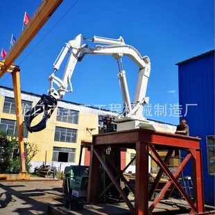 Fully Automatic Fixed Hydraulic Robotic Arm Industrial Ore Crushing and Grasping Multi-Joint Electric Hydraulic Mechanical Gripper