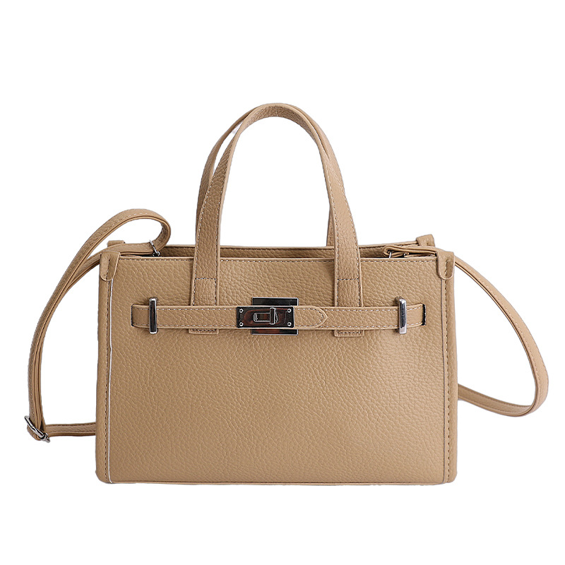Bolso para mujeres 2026 venta transfronteriza caliente nuevo lichi estampado bolso de mano alta textura lujosa mochila de hombro
