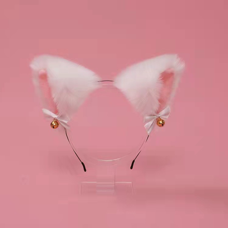 Lolita Princess Cosplay Set with Bow Lace Headband, Collar and Eye Mask — detail image 5