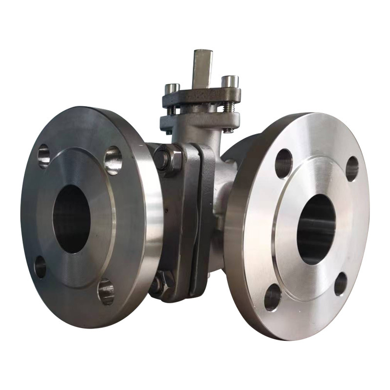 Q45F 船用不锈钢侧法兰三通T型球阀5K10K