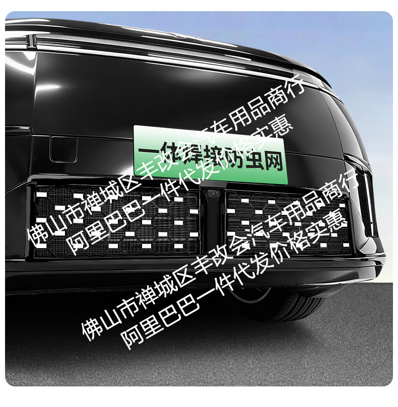 Suitable for Xpeng Gx Integrated Welding Car Front Grille Anti-Insect Net, Special Modified Decorative Strip Accessories