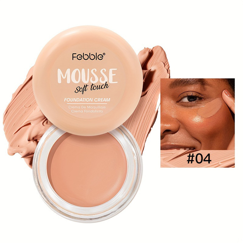 USHAS European and American Cross-border spot mousse base crema delicada impermeable corrector hidratante de larga duración FS446A B