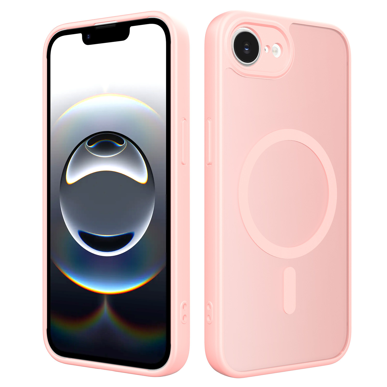 Funda para teléfono móvil iphone16promax con sensación de piel fina y succión magnética Apple 16E funda protectora dos en uno nuevo