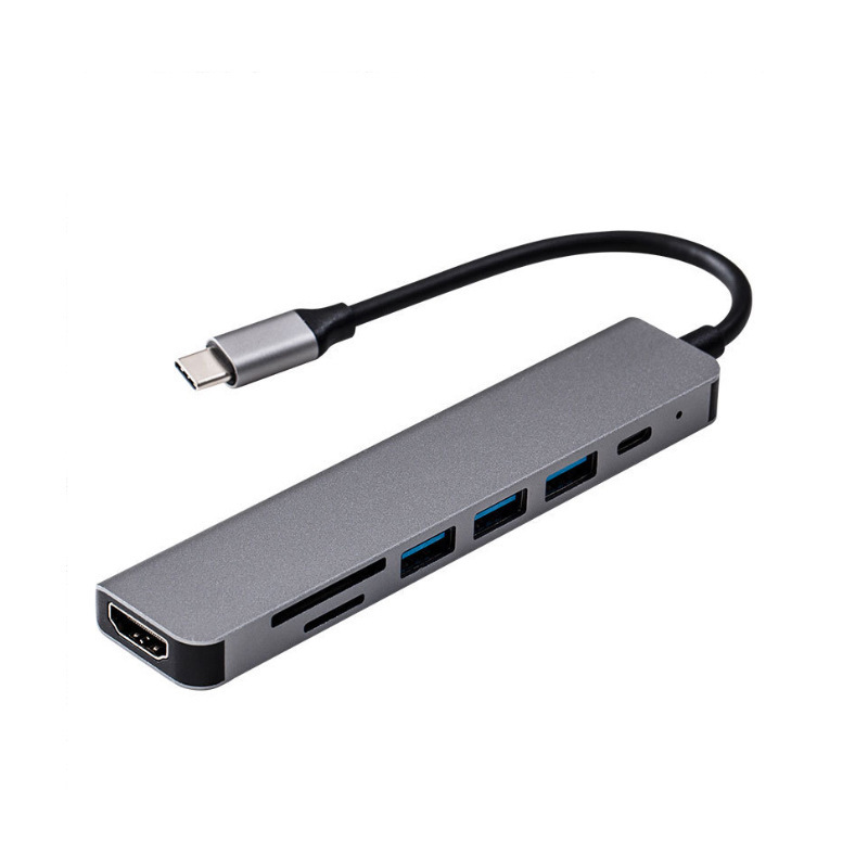 現物クロスボーダーusb cハブエクステンダー5-1macbook携帯電話type c拡張ドックハブpd付き|undefined
