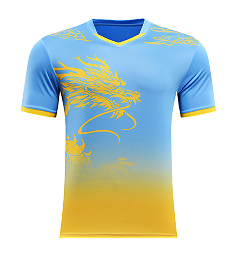 Trajes de fútbol trajes de entrenamiento con patrón de dragón mangas cortas 2025 nuevos trajes deportivos de carreras de barcos dragones