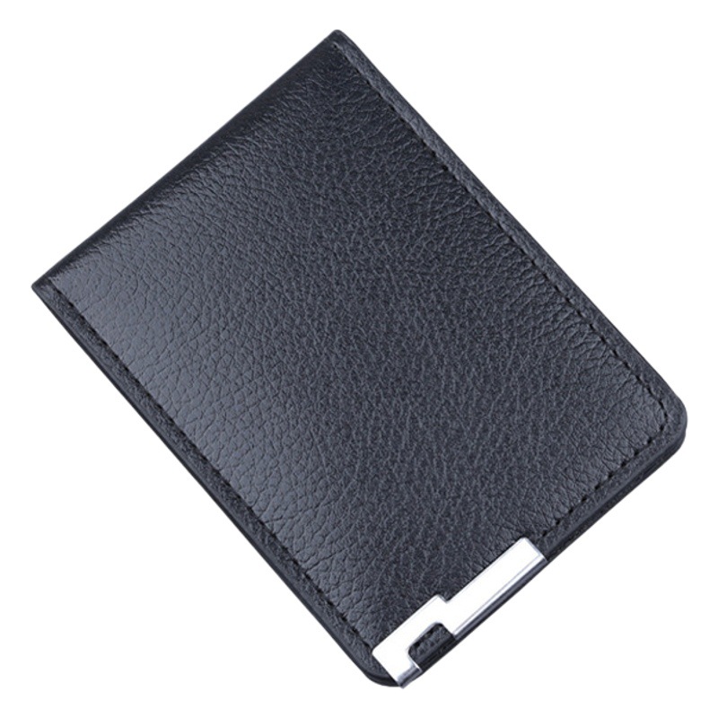 Titular de la tarjeta ultrafino para hombres nuevo estuche de cuero para licencia de conducir ligero para hombres certificado posición licencia de conducir estuche de cuero para hombres