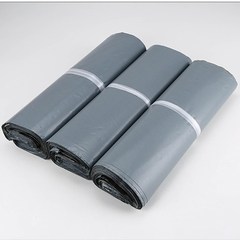 2F快遞袋灰色發貨包裝袋子黑色塑料防水自粘服裝打包袋大中小號