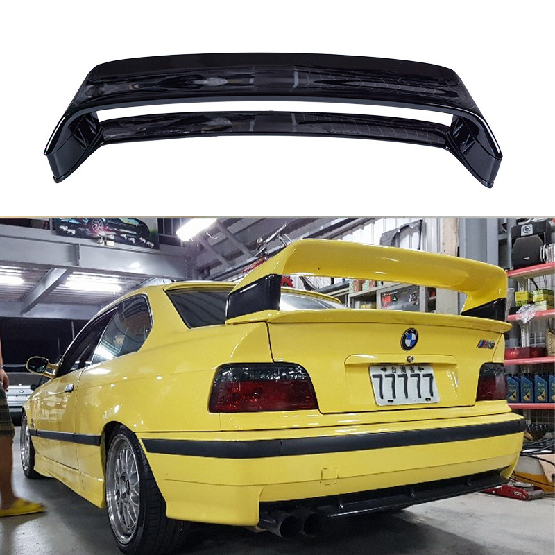 Suitable for Bmw E36 Rear Wing M3 Rear Wing Modification 1990-2000 Bmw E36 Four-Section Style Fixed Wing
