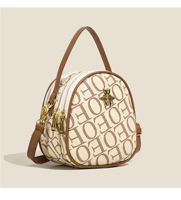 Borsa a tracolla donna moda retro borsa piccola a spalla stampa_voghion.com