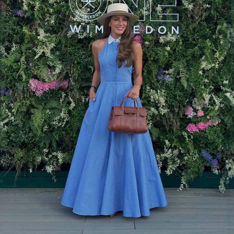 Summer New Arrival Women's Sleeveless High Waisted Slim Fit Dress Fashion Resort Style European American Design_ecoleips.com