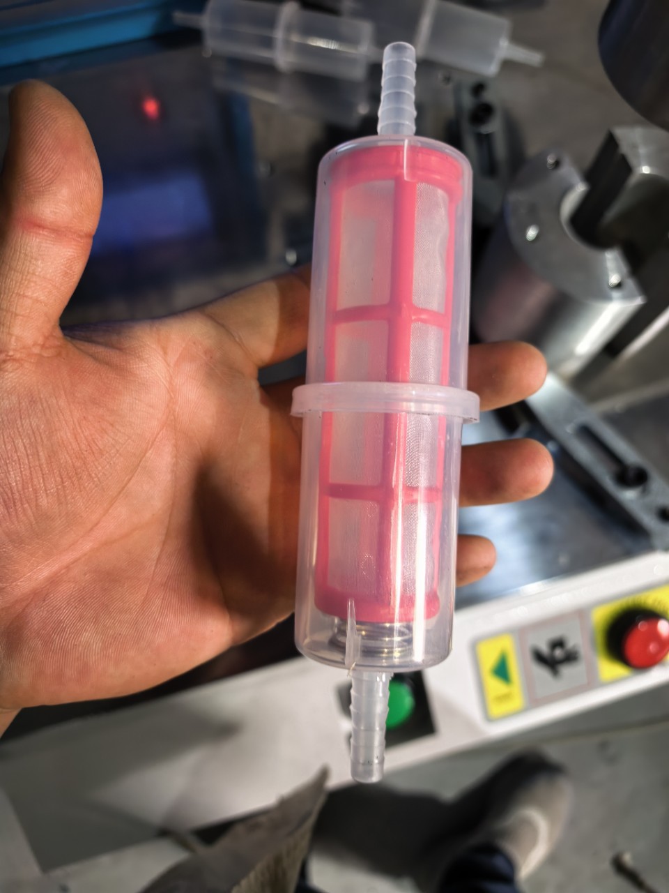 Car and Motorcycle Plastic Filter Element Solution Filter Filter Net 8-10mm Large Diameter Automotive Fuel Filter Element