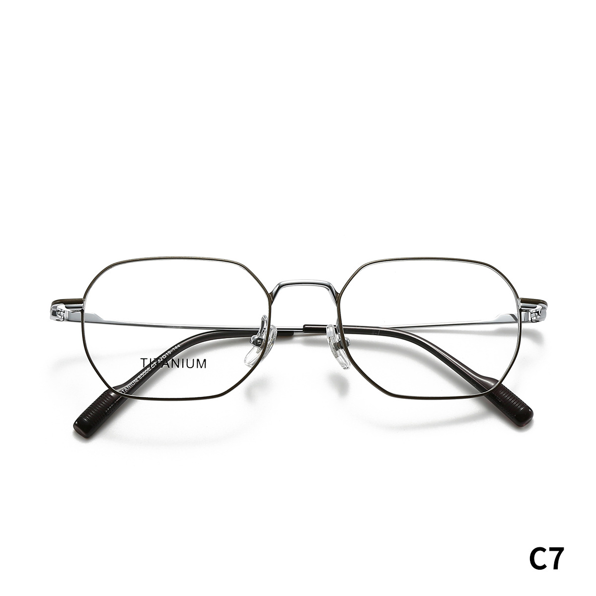 STUDIOMUKU gafas de madera cool retrógrado buen marco de gafas poligonal superligero marco de gafas minimalista