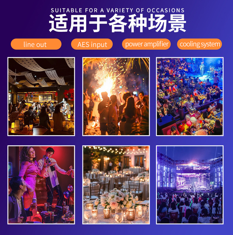 HDL-30A Active Dual 10-Inch Line Array Outdoor Stage Speaker