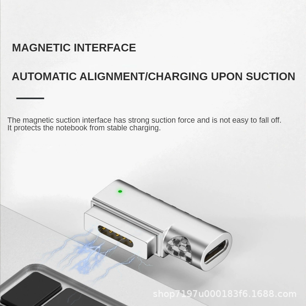 [Новый Type-C мать -> MagSafe2 магнитный переходник 100W PD быстрая зарядка, совместим с MacBook Pro]