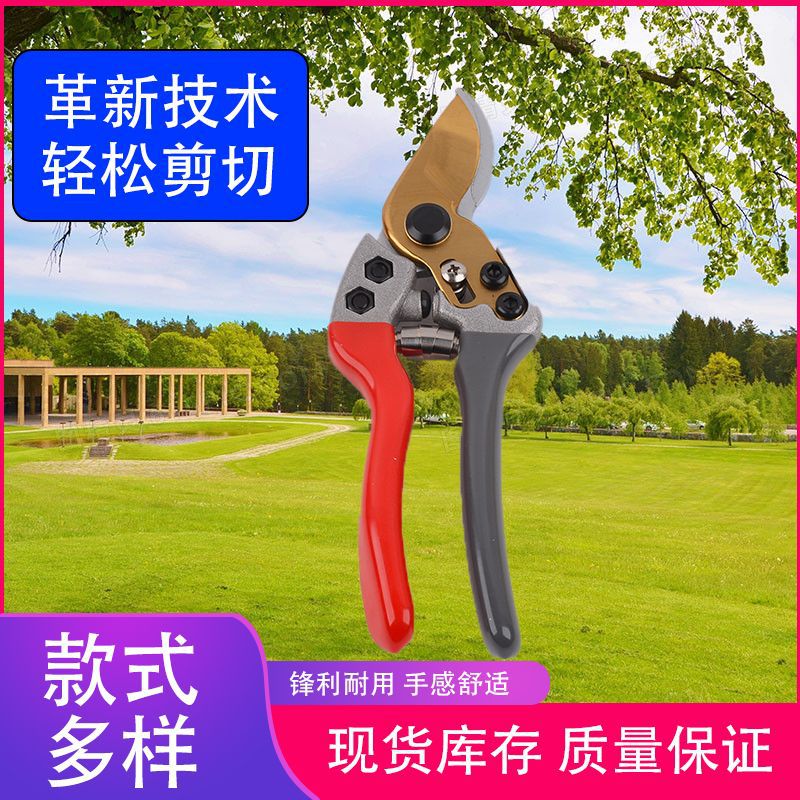 户外果树修枝剪刀修枝工人专业粗枝剪园林剪刀花草剪工具剪刀批发