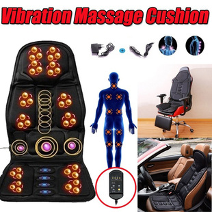 Multifunctional Car Chair Body Massage Heat Mat Seat Cover