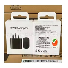 Samsung EP-TA800 カーバン酸カリウム急速充電器英国標準 25W セット S22/S21+/S20 note に適しています。