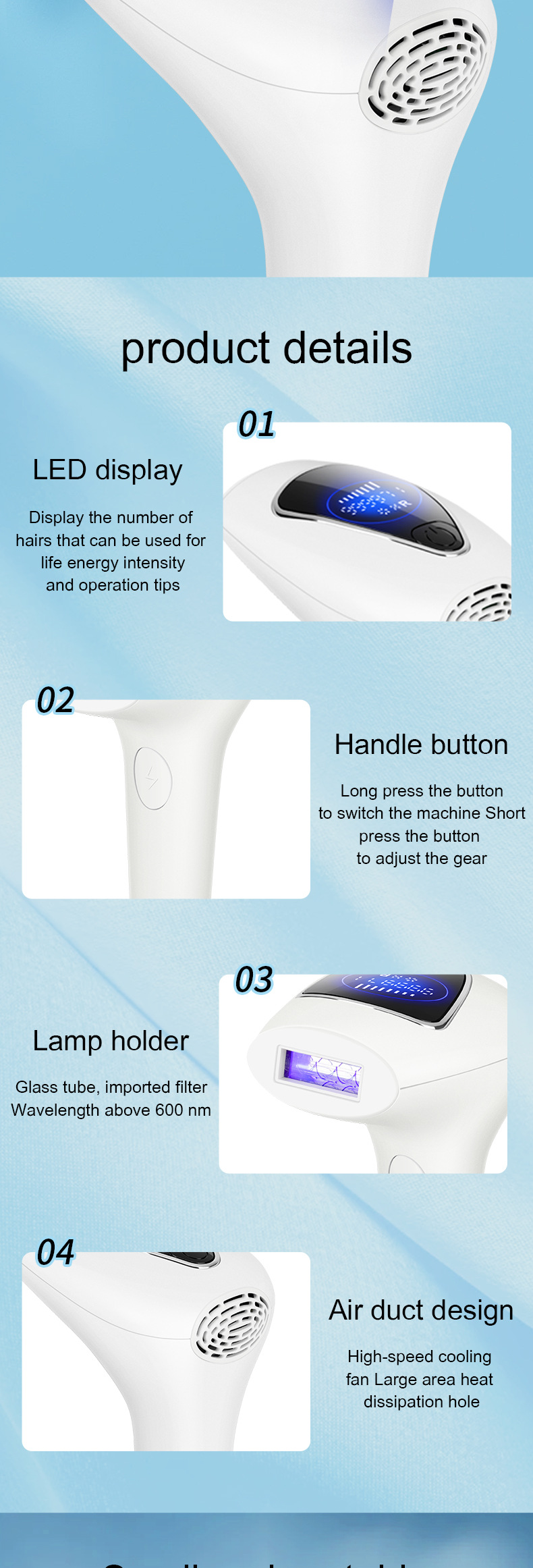 Permanent Hair Removal Device For Home Use With Flashes System_voghion.com