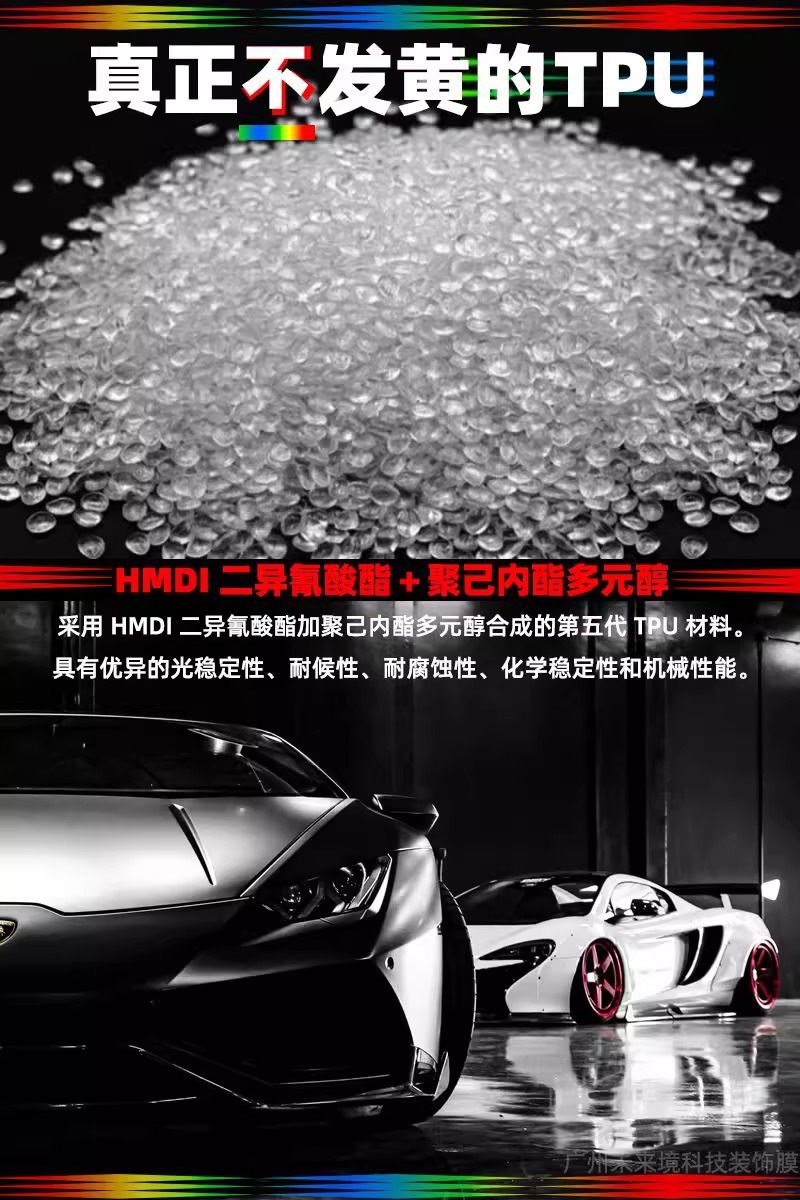 Imported Car Tpu Blackened Headlight Film Automatic Repair Protective Film Anti-Scratch Car Taillight Sticker Protective Film