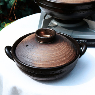 [Jinchai Clay Pot] Wan Gu Kiln Imported from Japan, Coarse Pottery Clay Pot, Clay Pot Rice, Clay Pot, Porridge, Stew, Soup Pot