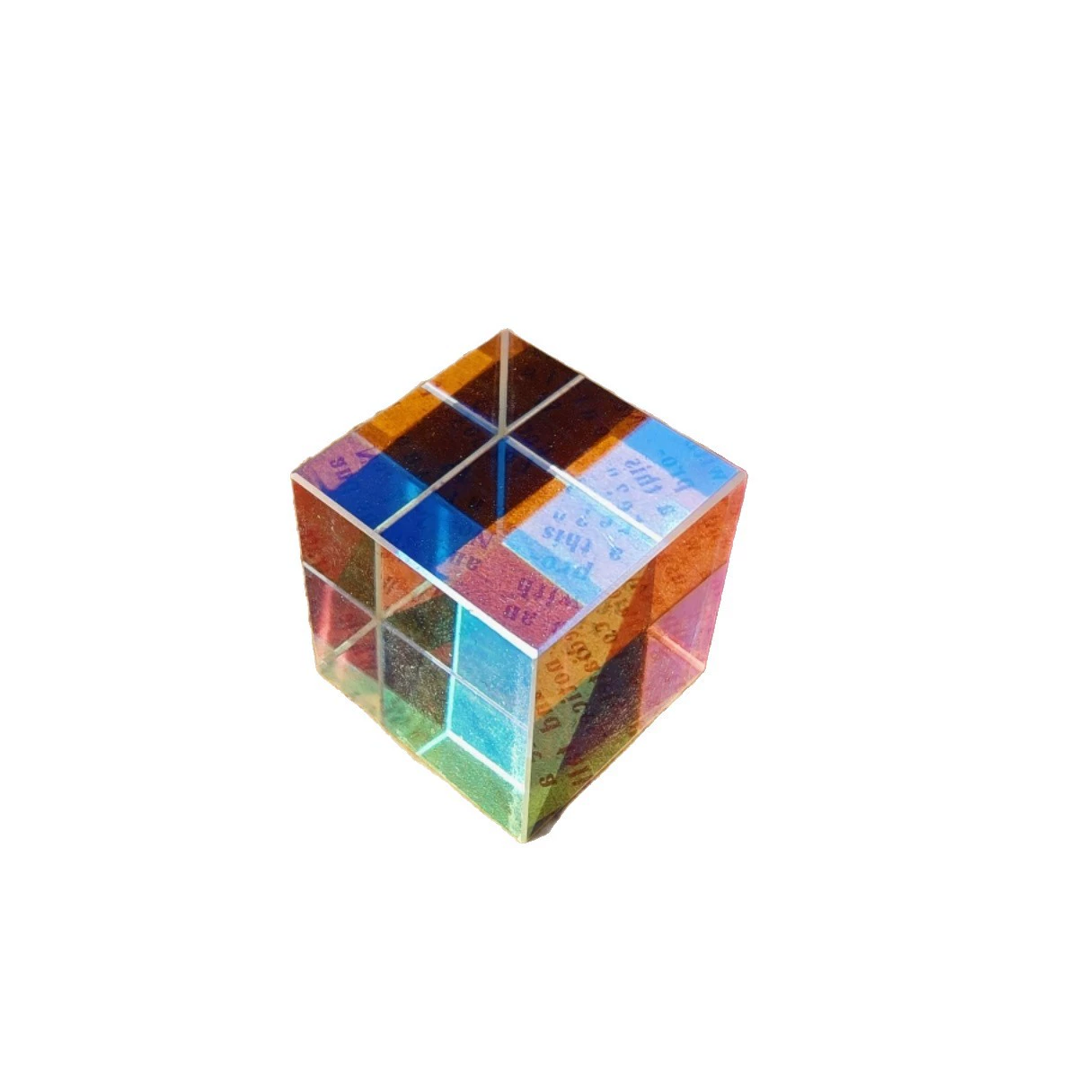 Цветной солнечный prism зеркальный светильник для спальни в кубе, солнце кристалл ловец кристальный декор