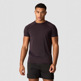Summer New Men's Round Neck Loose Sports T-Shirt Sweat-Wicking Quick-Drying Breathable Fitness Short-Sleeved Outdoor Running Top