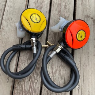 Genuine Huacheng Brand Orange Yellow Diving Respirator Breathing Regulator Pressure Reducing Valve Huacheng Second Stage
