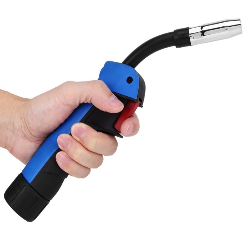 MB15AK焊枪头MIG气保焊枪配件欧式15AK枪把保护嘴MB15AK枪头总成