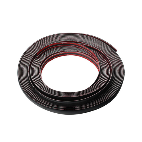 Bright black window trim strips car window frame strips chrome decorative bright strips black warrior modified car door anti-collision stickers black