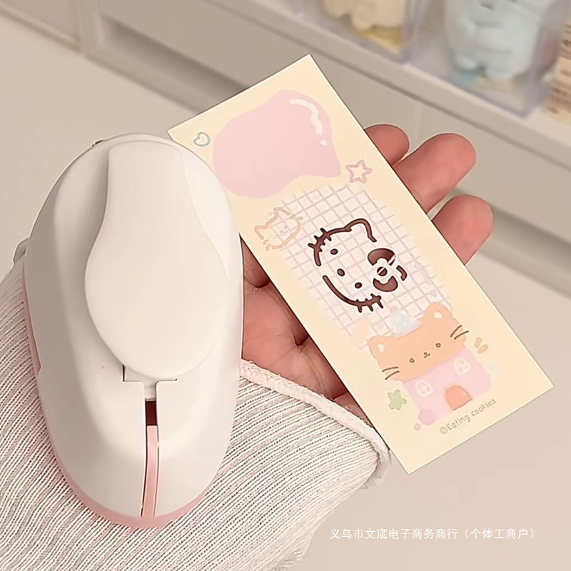 可爱KT压花器大号压花机手账猫咪图案diy手工材料印花机压图|undefined
