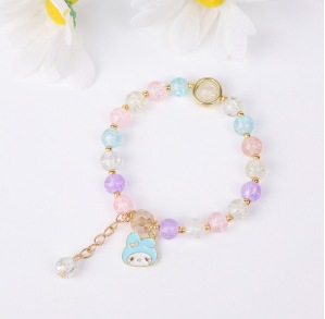 S020-Pulsera explosiva de colores mixtos Blue Melody#tamaño 426