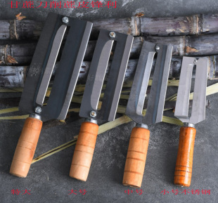 Agricultural high carbon steel sugarcane knife stainless steel peeling sugarcane knife practical sharp peeling tool sugarcane knife wholesale