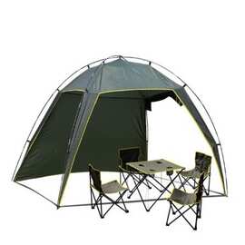攀能（Panon） 帐篷 天幕式 遮阳 4人折叠桌椅PN-2243 绿色
