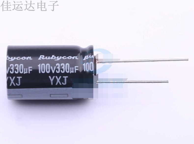 100YXJ330M16X25 规格 330uF 100V 引线型铝电解电容 原装供应